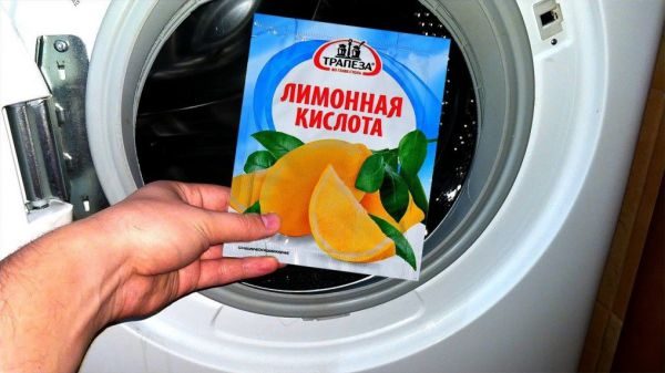 Чистка стиральной машины лимонной кислотой: сколько сыпать и как часто