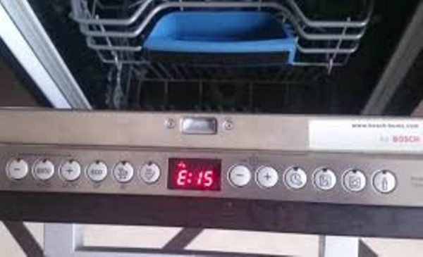 Ошибка E15 в посудомоечной машине Bosch: расшифровка